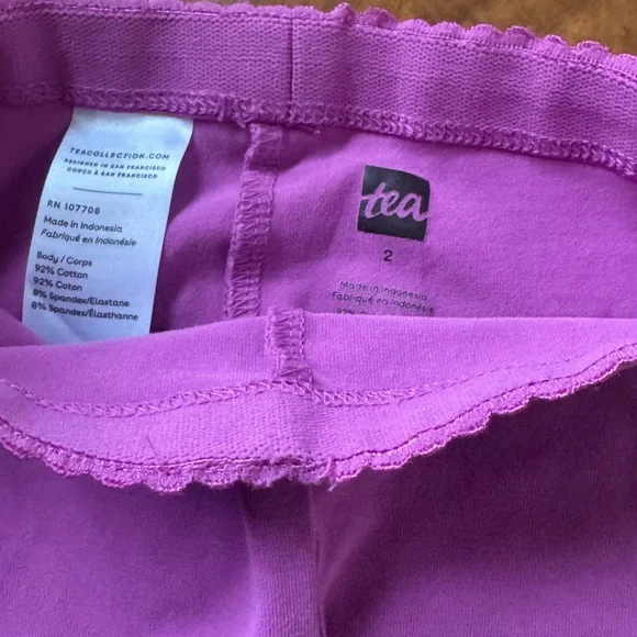 EUC Tea Collection Bundle of (x8) Leggings. All size 2T/2